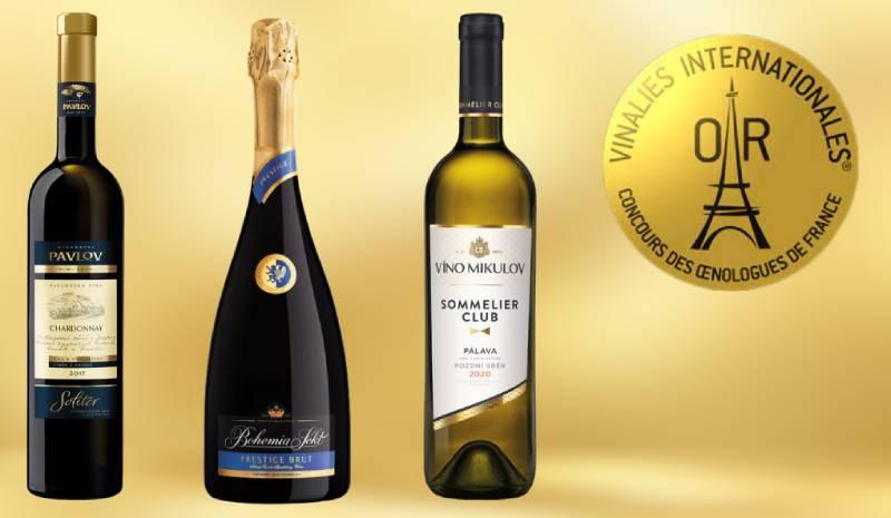 Čtyři medaile z pařížské přehlídky vín pro Bohemia Sekt