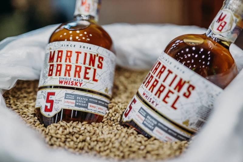 Česká whisky Martin’s Barrel zraje pět let