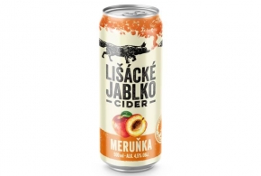 Cider Lišácké jablko s příchutí Meruňka