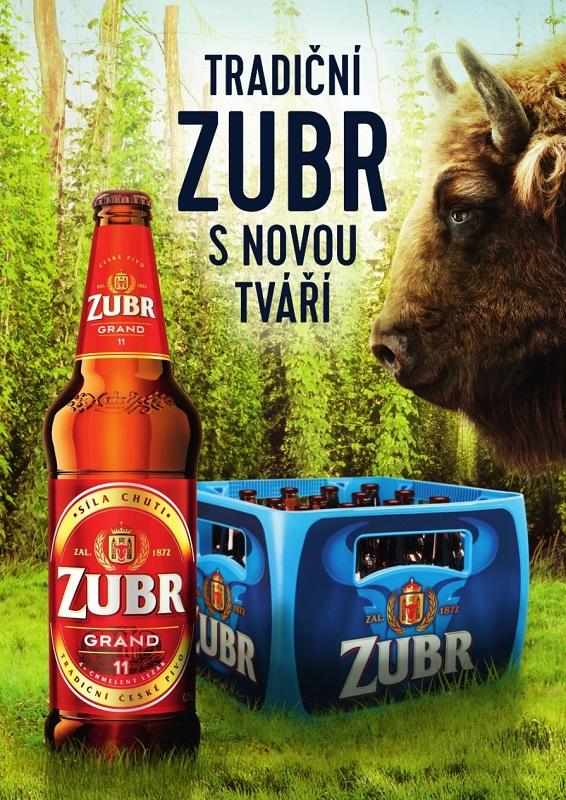 Pivo Zubr v novém a moderním kabátě