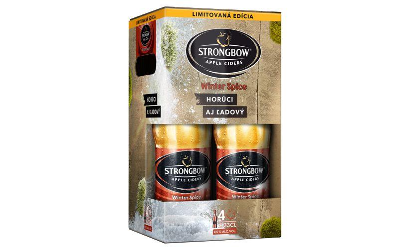 Horký i ledový cider Strongbow Winter Spice