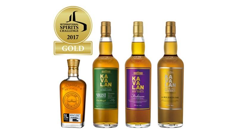 Whisky Kavalan první na 22. soutěži International Spirits Challenge