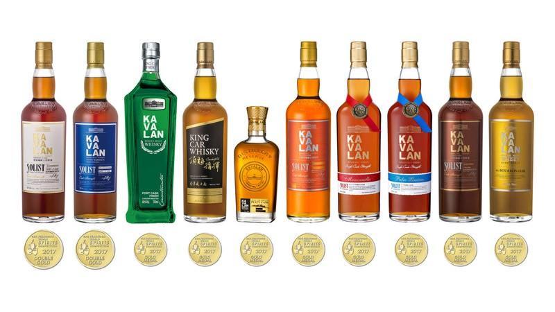 Whisky Kavalan je platinová a zlatá na International Review of Spirits