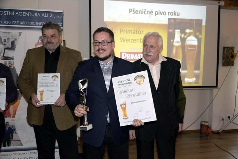 Absolutním vítězem soutěže Pivo roku 2017 se stal Primátor Weizenbier