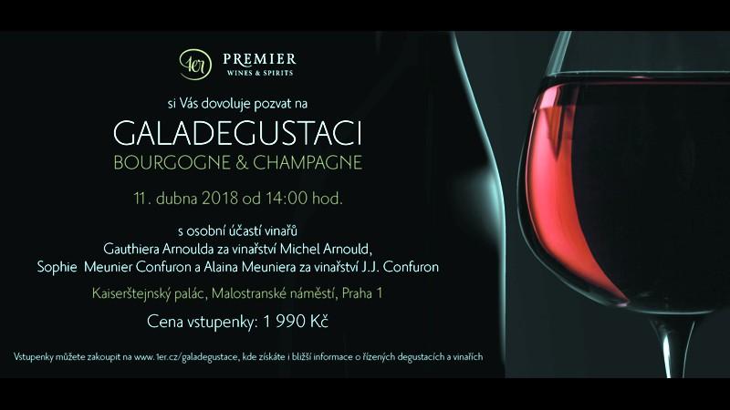 Již zítra se koná Galadegustace Bourgogne & Champagne