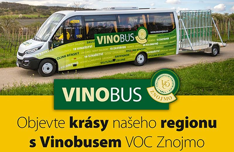 Speciální víkendové jízdy Vinobusu budou pro místní zdarma