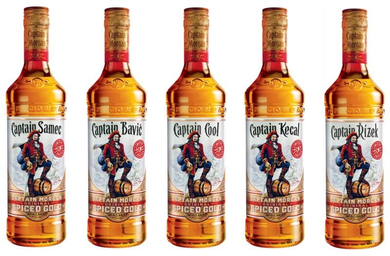 Limitovaná edice etiket Captain Morgan