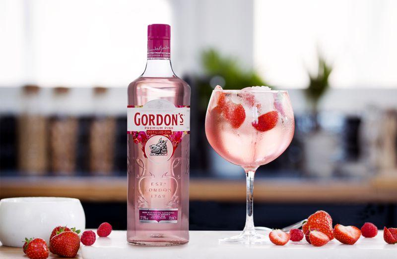 Okuste Gordon’s gin v růžovém