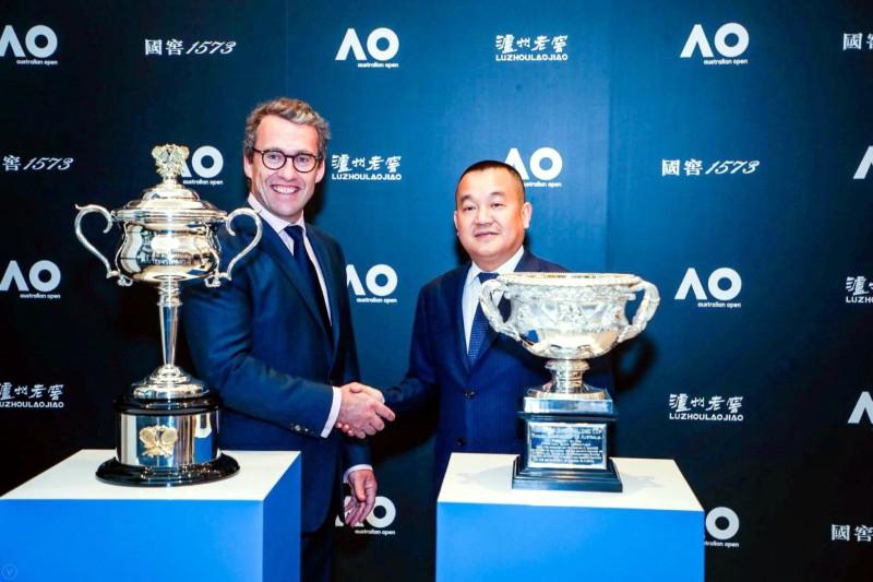 Čínský výrobce likérů Luzhou Laojiao partnerem Australian Open