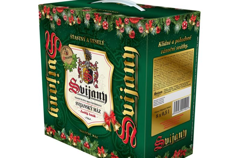 Vánoční balení piva Svijany jde do obchodů