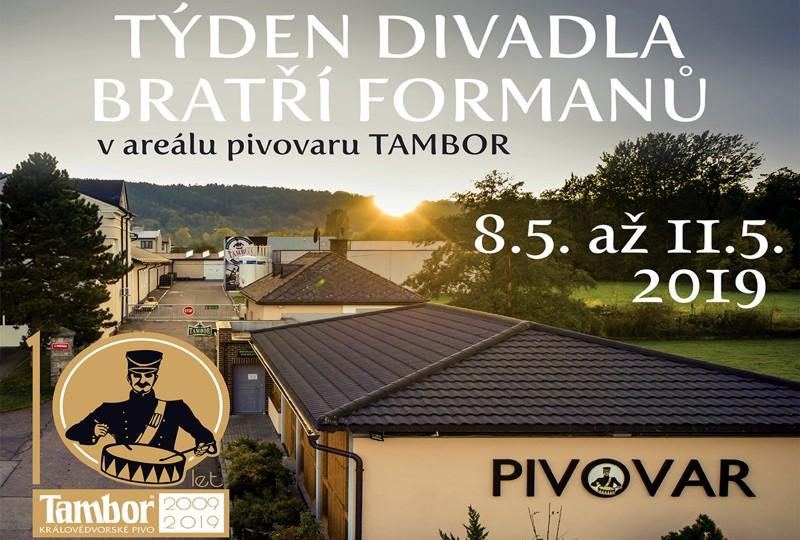 Pivovar Tambor chystá na květen divadelní týden