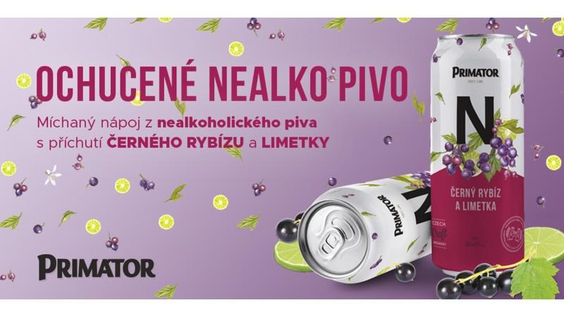 Ochucené nealko pivo od Primátora