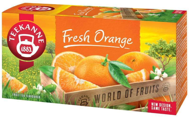 Chuť pomerančů najdete v čaji Teekanne Fresh Orange