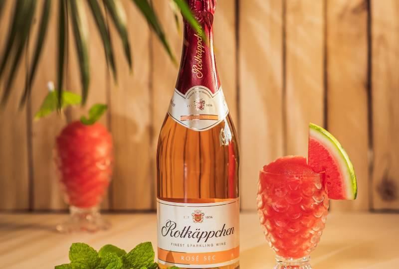 Rotkäppchen Rosé Sec: Melounový sorbet