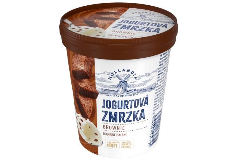 Jogurtová Zmrzka s novou příchutí brownie