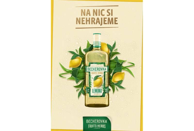 Nová láhev pro Becherovku Lemond