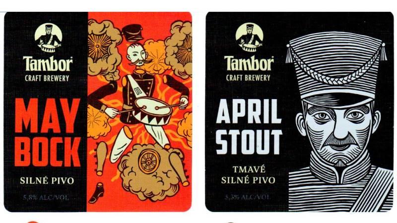 První piva projektu Tambor Craft jsou May Bock a April Stout