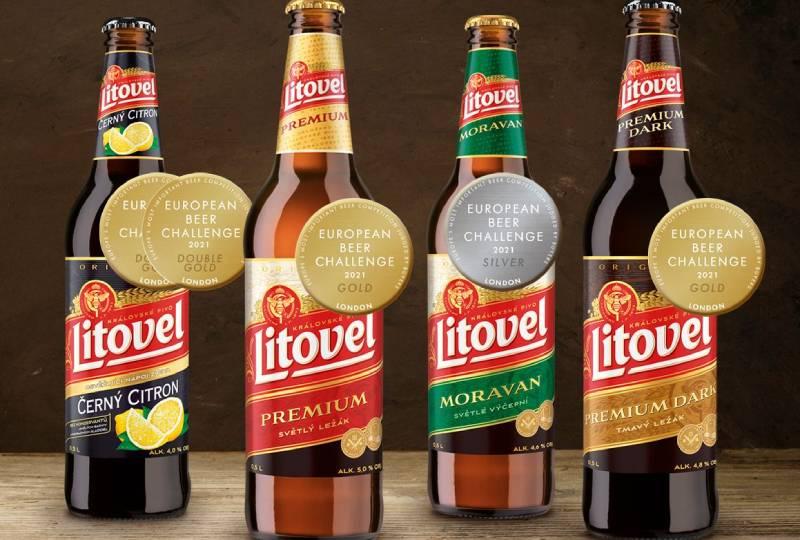 Litovel zlatý na European Beer Challenge 2021