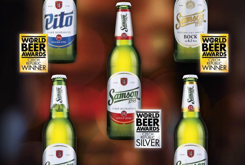 Samson přivezl 5 medailí z World Beer Awards