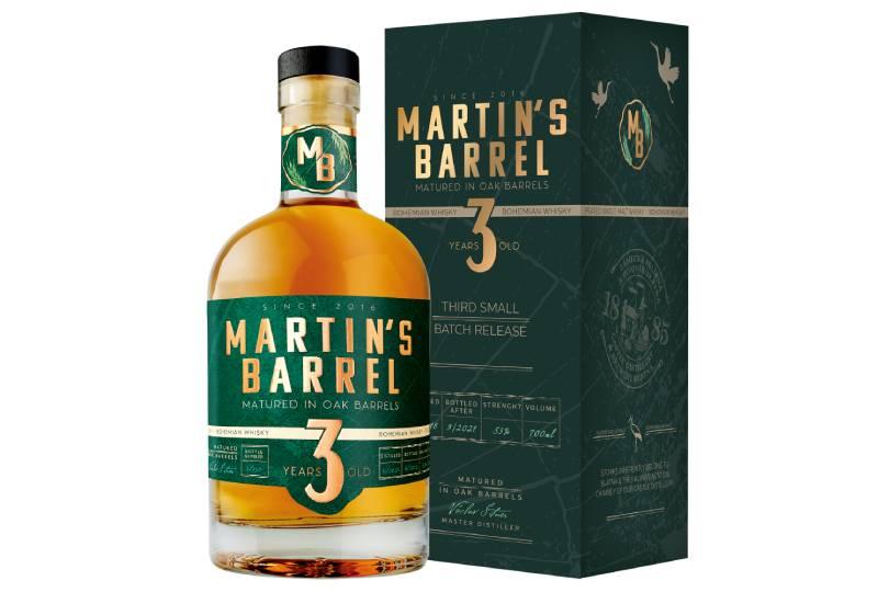 Speciální edice whisky Martin´s Barrel z Blatné