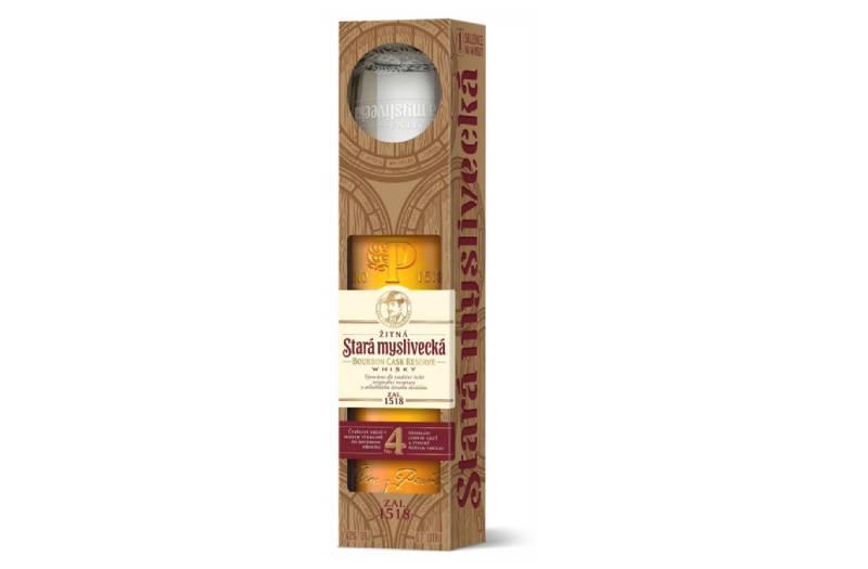 Vánoční balení Staré žitné myslivecké Bourbon Cask Reserve