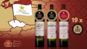 Dvojitý zisk ocenění Prague Wine Champion pro Zámecké vinařství Bzenec
