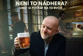 Čekání na čepované pivo podle Staropramenu